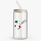 Банка с бамбуковой крышкой