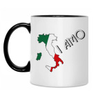 Кружка двухцветная