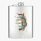 Фляжка стальная