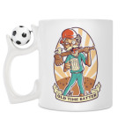 Кружка с футбольным мячиком