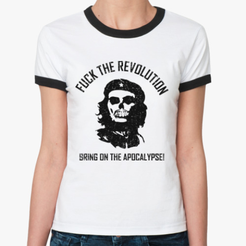 Женская футболка Ringer-T Zombie Che