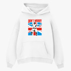 Толстовка худи оверсайз