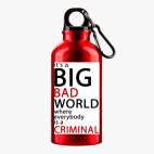 Металлическая бутылка 400 мл UV-DTF