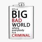 Фляжка стальная