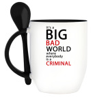 Кружка с ложкой