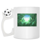 Кружка с футбольным мячиком