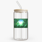 Банка с бамбуковой крышкой