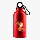 Металлическая бутылка 400 мл UV-DTF