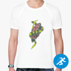 Змея с ракушкой