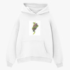 Толстовка худи оверсайз