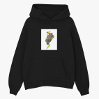 Толстовка худи оверсайз