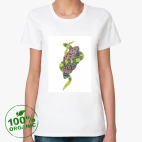 Женская футболка органик