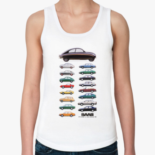 Женская майка с принтом True SAABs