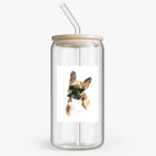 Банка с бамбуковой крышкой