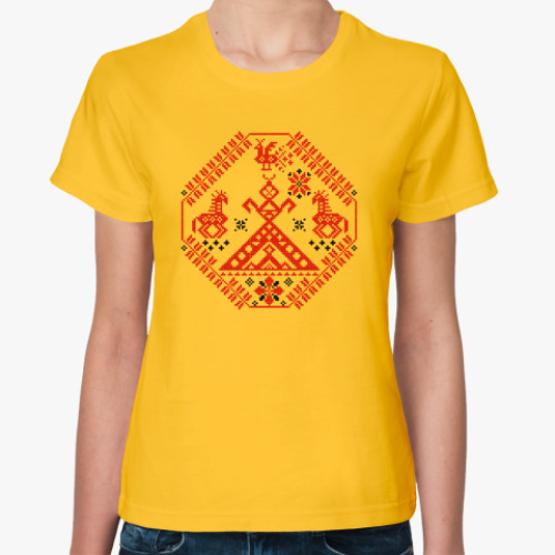 Женская футболка с принтом Макошь