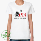 Женская футболка органик