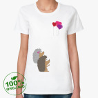 Женская футболка органик