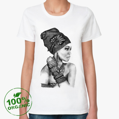 Женская футболка из органик-хлопка Графика и стиль