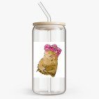 Банка с бамбуковой крышкой