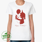 Женская футболка органик