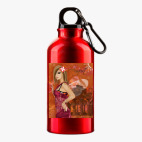 Металлическая бутылка 400 мл UV-DTF