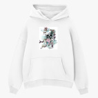 Толстовка худи оверсайз