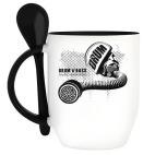 Кружка с ложкой