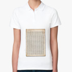 Женская рубашка поло