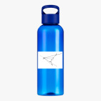 Прозрачная спортивная бутылка