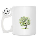 Кружка с футбольным мячиком