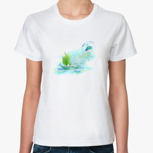 Классическая футболка Кувшинка