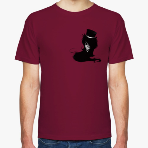 Футболка с принтом 'Черный демон'