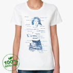 Женская футболка органик