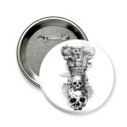 Значок 58 мм Череп-колонна