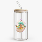 Банка с бамбуковой крышкой