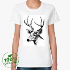 Женская футболка органик