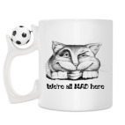 Кружка с футбольным мячиком