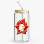 Банка с бамбуковой крышкой