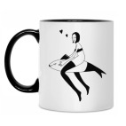 Кружка двухцветная