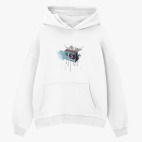 Толстовка худи оверсайз