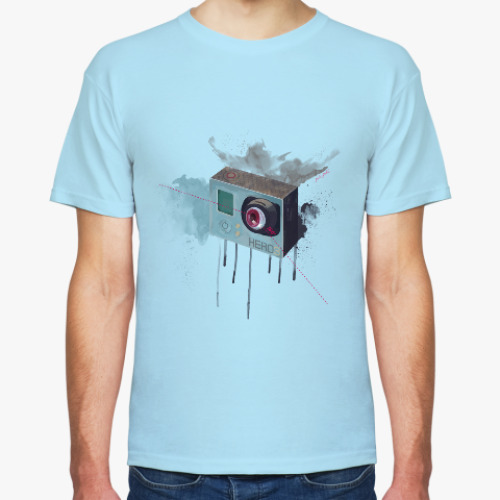 Футболка с принтом GO PRO!