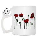 Кружка с футбольным мячиком