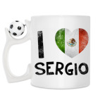 Кружка с футбольным мячиком