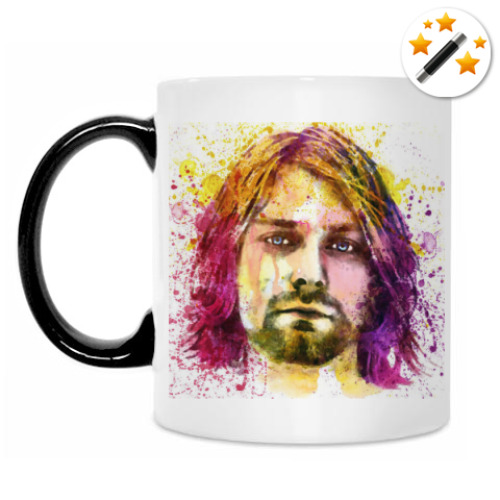 Кружка-хамелеон KURT COBAIN