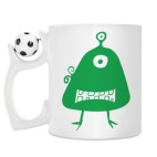 Кружка с футбольным мячиком