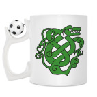 Кружка с футбольным мячиком
