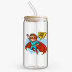 Банка с бамбуковой крышкой