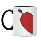 Кружка двухцветная