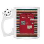 Кружка с футбольным мячиком