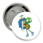 Чистюля Черепашонок с щеткой